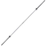 Fitvids 2 Inch Olympic Barbell Bar, 7 Feet Bar with Collar for Home Gym Strength Training, weight lifting, Bench Press, 700 LB Capacity
