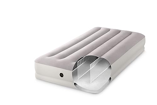 Intex Dura-Beam 64177 Matelas Gonflable de Taille Moyenne avec USB 150 Taille gonflé 99 cm x 1,91 m x 30 cm – Image 5