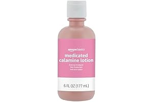 Amazon Basics Calamine Anti-Itch Lotion for Skin Irritations | Zinc Oxide & Calamine