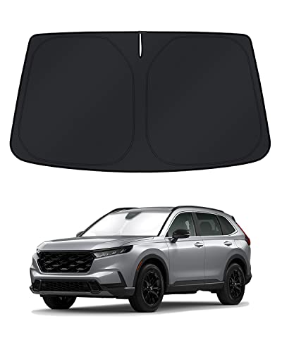 KUST Windshield Sun Shade for Honda CRV 2023-2025 2026 Honda CR-V Accessories Window Shade Sun Visor Cover Foldable Blocks UV Rays Keep Your Car Cooler
