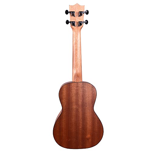 Image of Kadence Concert Sized Ukulele 24inch With Bag, Strings, Strap, Picks, Capo and Tuner (Saple Wood With Binding)