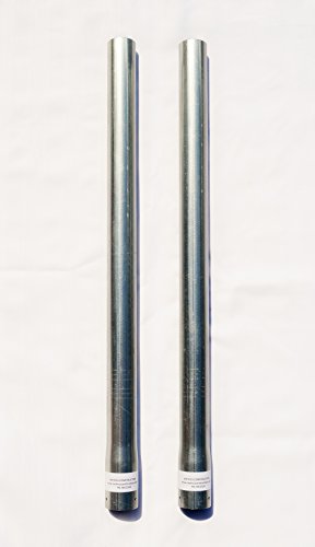 Metal Post Extension - Fence Extender (2 - PACK) 1-5/8 in dia