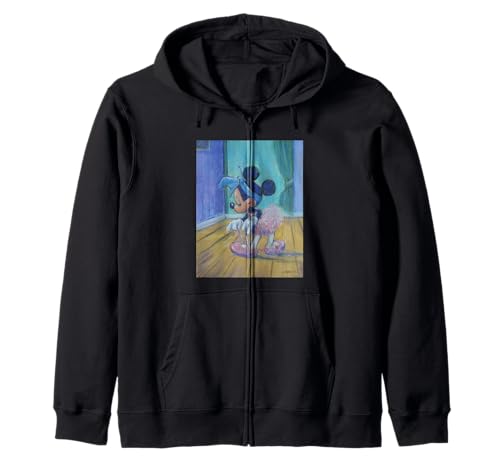 Sweat Minnie Ballet Disney zippé avec capuche vêtement fille rose