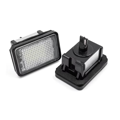 Luz para placa matrícula blanca Benz GLK350 viajes nocturnos 3