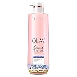 Olay Super Serum Body Wash, Rough & Bumpy Skin Treatment, Hydrating Complex with Exfoliating Minerals, 18.5 fl oz