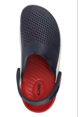 Image of Alzado Men's Classic Casual Sports Clogs /Sandals with Adjustable Back Strap for Adult | Comfortable & LightWeight| Stylish & Anti-Skid| Waterproof & Everyday Use Mules for Gents & Boys..