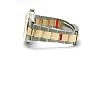 Rolex Datejust II 41 Grey Green Roman Dial Steel 18k Yellow Gold and Diamonds Mens Watch 116333