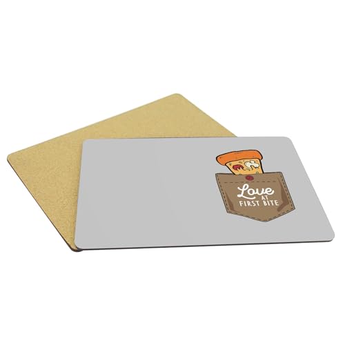 Napperons gris en liège grand format pour protéger votre table - 5