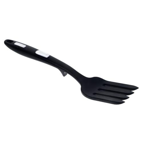 OFFSCH Silicone Cooking Fork Ergonomic Non Stick Forks for Noodles Salads Lightweight Kitchen Utensils Flexible Reusable Cooking Forks