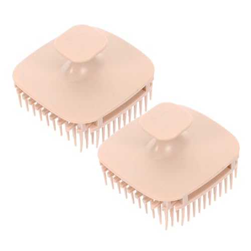 Mikinona 2Pcs Hair Washing Brush Scalp Scrubber Massage Tool for Comfortable Cleansing and Relaxation for Dandruff Removal and Scalp Care Shower Gym