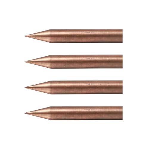 Image of Copper Kilak (4 Inch Approx) Weight of 1 kilak 146gm Approx | Conical Rod | Vastu Nail for Vastu Dosh Correction | Vastu Remedy | Vastu Kilak Remedy | (Set of 4)