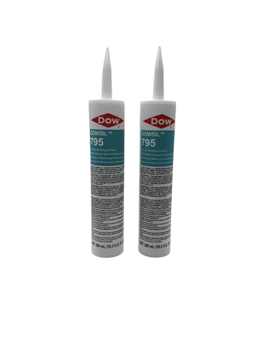 Dowsil 795 Silicone Building Sealant Gray (2-Pack)