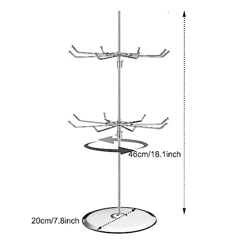 Apl Display 779139057444 Display Stand Jewelry Display Holder Retail Display Stand, 2 Tier Rotating Display Rack thumb #4