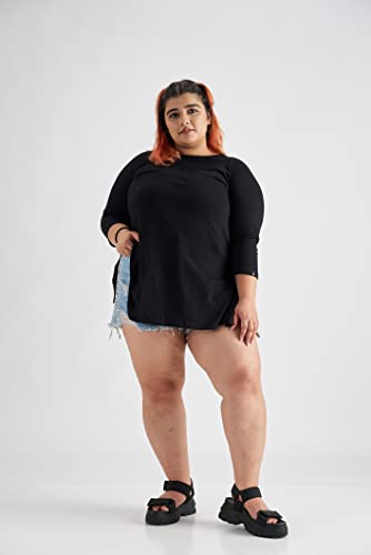 Image of Spirit Animal Plus Size Tshirts for Women | Casual Tshirts for Women | Tshirts for Women Workout, Gym, Running | Yoga Tshirt | Sweat Wicking Fabric | Relaxed Fit | Quick Dry