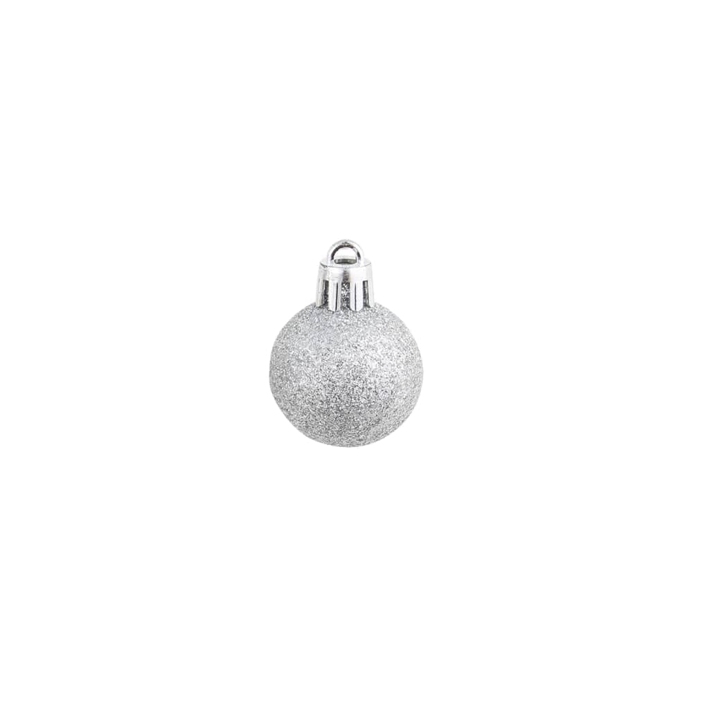 Artículo para el hogar y el jardín, bolas de Navidad, 100 unidades, plateado/dorado