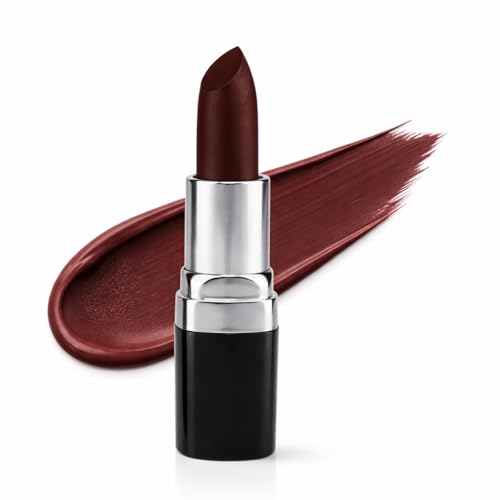Image of Barva Natural & Moisturising Lipstick 4.3g (Wine Red 616) | With Pure Ghee & Kokum Butter | Creamy Hydrating Finish | Mineral Colour | Long Lasting Deep Red Lipstick
