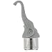 Hemoton Colador de Té Suelto de Silicona Infusor de Té de Acero Inoxidable Lindo Elefante Más Pronunciado Difusor de Intervalo Colador de Hojas de Té Herramientas de Cocina Gris