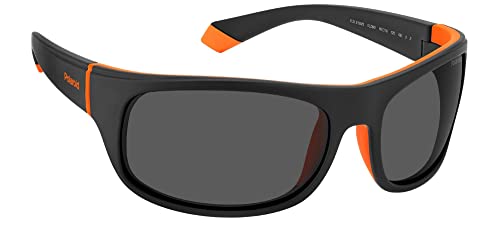 POLAROID PLD 2125/S 8LZ BLACK ORANGE 66/18/125 MAN Sunglasses3