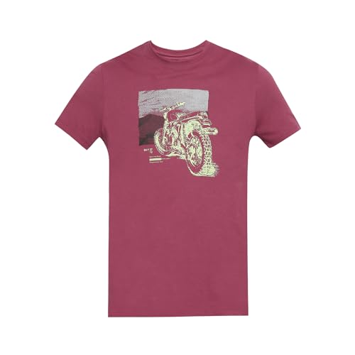 Image of Being Human Purple Regular Fit Men's Short Sleeves T-Shirt Clothing