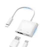 【30W 急速充電】Type-C カメラアダプタ otgケーブル type-c デュアルポート cタイプ変換プラグ usb a to c 変換アダプタ iPhone/iPad USB 変換対応 高速伝送