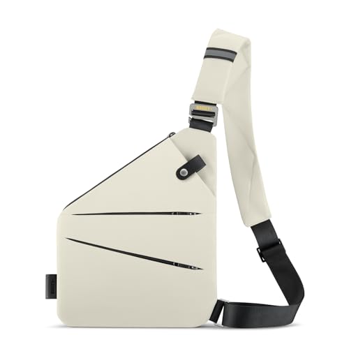 Image of WANDER PLUS Anti Theft Crossbody Travel Bag for Women Men, Multi-Pocket Crossbody Bag, Slim Sling Bag