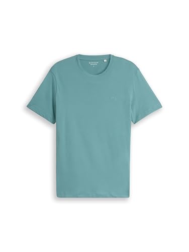 TOM TAILOR Herren T-Shirt mit Logo-Stickerei – Ansicht 4