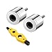 MotiveTech Plumbing Copper Pipe Cleaner Kit Pipe Deburring Brush Multifunction for Power Drill for Industrial Plumbers Aluminum Pipe, 1.5cm 2.2cm Set