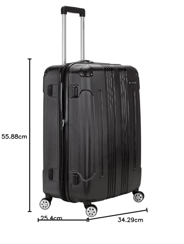 Rockland Bagage Extensible de 50,8 cm, valise rigide carry-on noire - 6