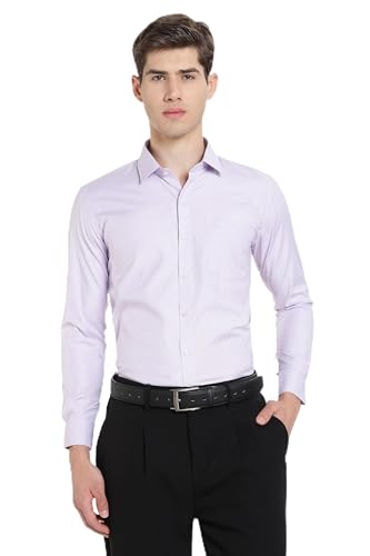 Image of Men's Solid Formal Shirt | Premium Cotton Rich Full Sleeves Shirt | Comfort Fit Office Wear Shirt with Single Chest Pocket | Stylish Casual & Formal Shirt for Men