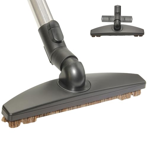 Kodahome 12' Horse Hair Bristles Floorhead, Compatible With Miele C1 C2 C3 CX1 Canister Vacuum Cleaners, Hardwood Floor Brush Vacuum Attachments for All Hard Floors Cleaning