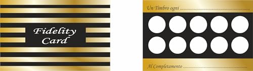 Biglietti tessere Fedeltà Caselle sul Retro per Fidelizzare la Clientela. Fidelity Card da Timbrare o da apporre etichetta adesiva per premiare i clienti tessera fidelity card bar estetista bv01