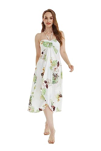 Image of Matchable Couple Hawaiian Shirt or Dress Signature Prints Pineapple | Sold Individually; Matchable Couple Collection; Soft Comfortable Fabric; Signature Tropical Prints; Vacation Ready