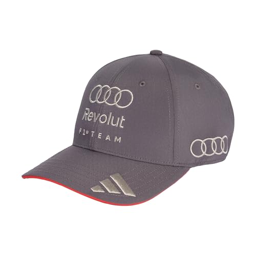 adidas Unisex Audi REVOLUT Formula ONE Team Baseball Cap Grey strata L-XL