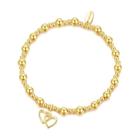 Philip Jones Gold Heart Link Bracelet Cover