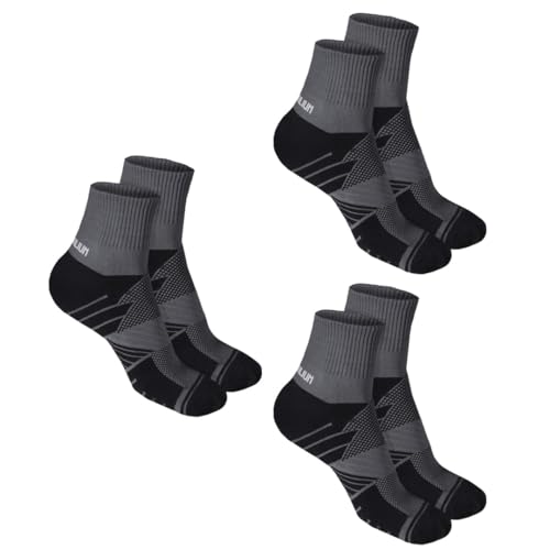 Image of HEELIUM Bamboo Athletic Socks for Men & Women | 3X Tougher & Durable, Ultra Soft & Blister Resistant | Perfect for Gym, Sports & Long Distance Running