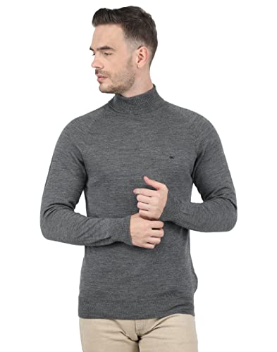 Image of Monte Carlo Men Wool High Neck Pullover Sweater