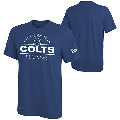 New Era NFL Men's Blitz Lightning Short Sleeve T-Shirt, Indianapolis Colts, X-Large