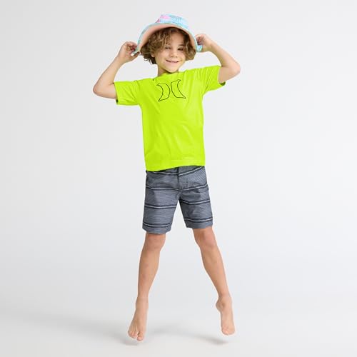 Image of Hurley Boys' Icon UPF 50+ Rash Guard Swim