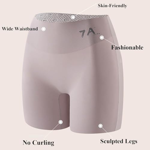 Beautykomi Underwear, Beauty Komi Women High-Waist Ice Silk Underwear with Tummy-Control Hip-Lifting,3-in-1,7A-Grade4