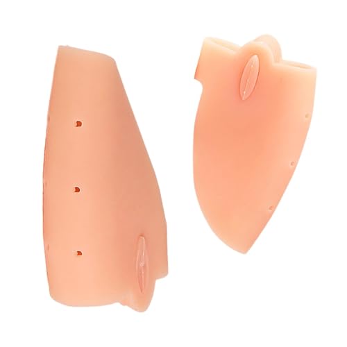 Kustimantu Almohadillas correctoras para dedos pequeños, separador de dedos de silicona, protector de cobertura espaciadora de dedos separadores de dedos correctores de puntera para mujeres,
