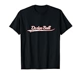 dodge ball vintage varsity distressed throwback style maglietta