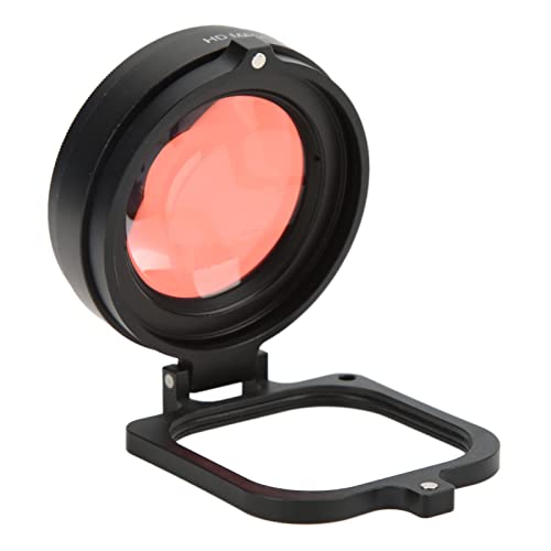 VBESTLIFE Filtre Rouge 58 Mm, Caméra d'action 16X Macro Gros Plan Filtre de Plongée pour 9, pour la Photographie sous-Marine
