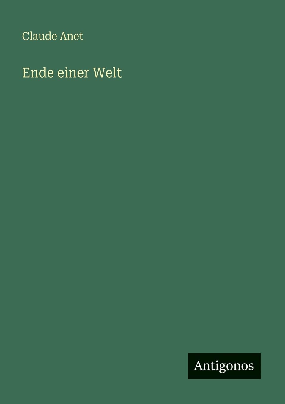 Ende einer Welt