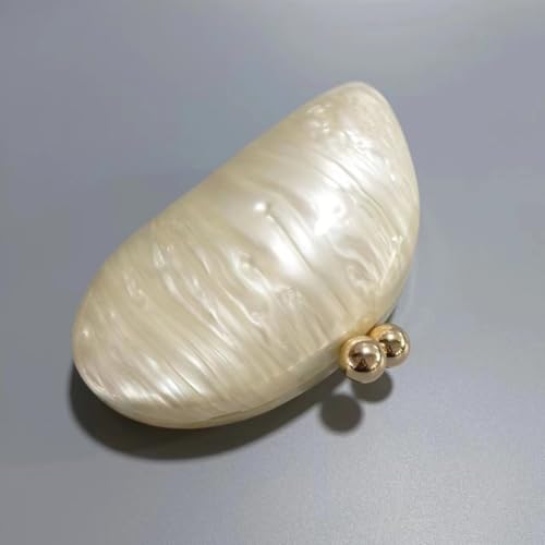 Acrylic Shell Shaped Bag Luxury Marble Clutch Evening Purses for Women Glitter Handbag for Wedding Cocktail Party Prom4
