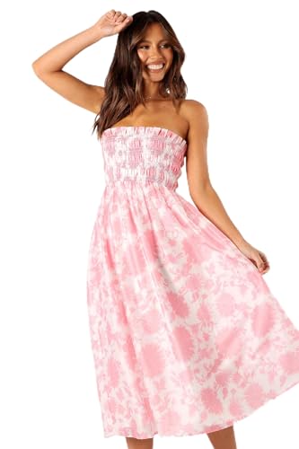 Petal & Pup Women's Carter Strapless Midi Dress