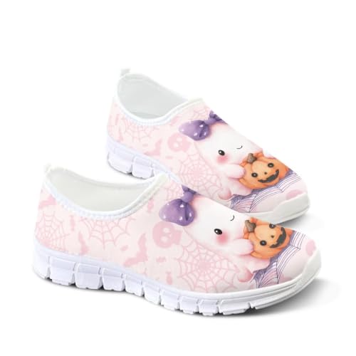 Image of Floral Sneakers for Women Colorful Art Shoes for Women Slip On Casual Work Shoes