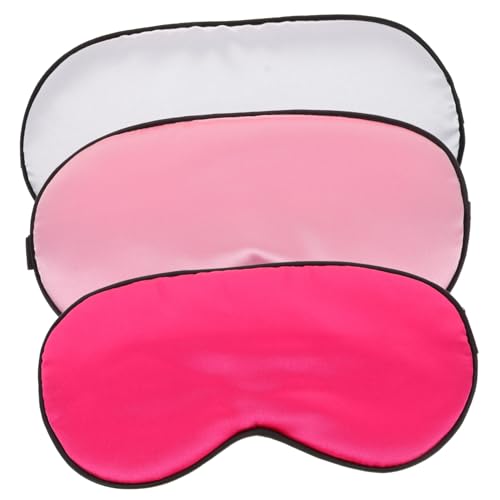 HONMEET 3個 目隠し ブラックアウト スリーピングアイ 女性用スリープマスク スリーピングマスク eye mask eye patch 女性用アイスリープマスク 女性用シルクスリープマスク