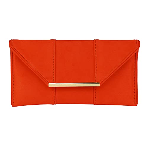 Image of JNB Faux Microsuede Envelope Clutch