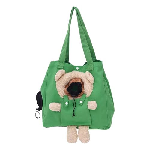 猫用ペットキャリー | ソフトショルダーバッグ 通気穴付き | 小型犬 および 猫用 旅行 キャリーバッグ - 小型中型犬 子犬 子猫 用 アウトドア