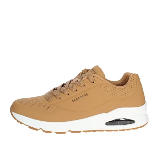 Skechers Uno Stand On Air, Zapatillas Hombre, Tan Durabuck Trim, 45.5 EU